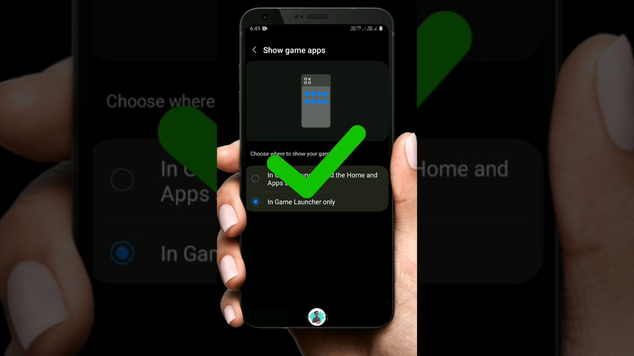 how to hide games in game launcher  in samsung 😃🔥||game launcher me game kaise chupaye