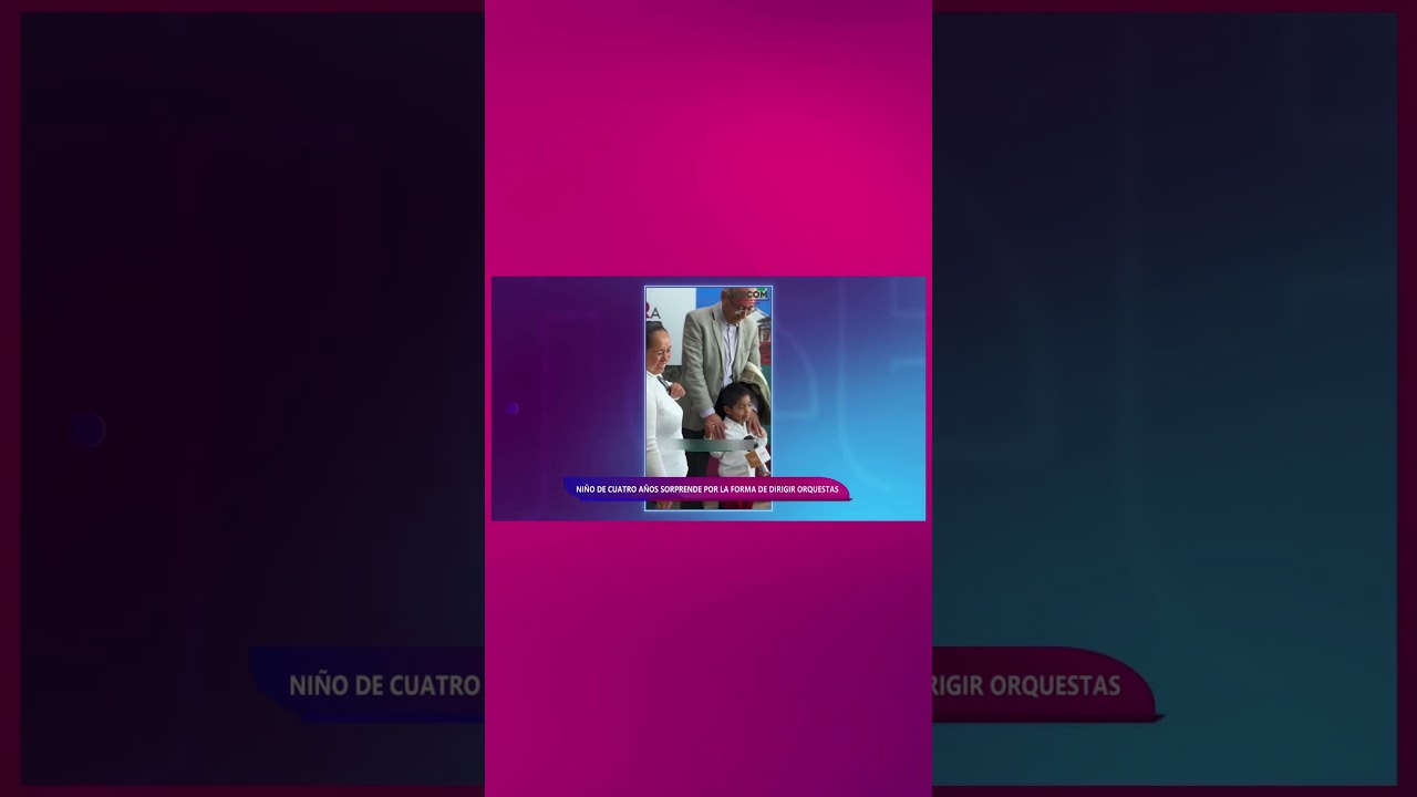 #ObjetivoCiudadano. Niño de cuatro en Puebla sorprende al dirigir orquesta y se viraliza. #Latinus