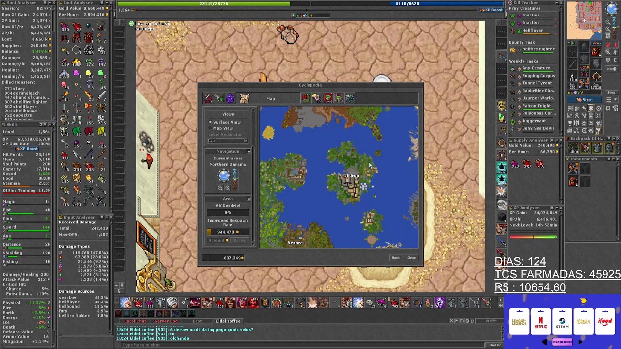 TIBIA GLOBAL - SÓ VALE TASK QUE DÁ PROFIT?
