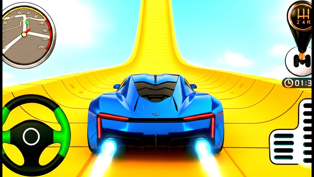 Impossible GT Car Stunt Racing - GT Car Stunt Master 3D - Android Gameplay