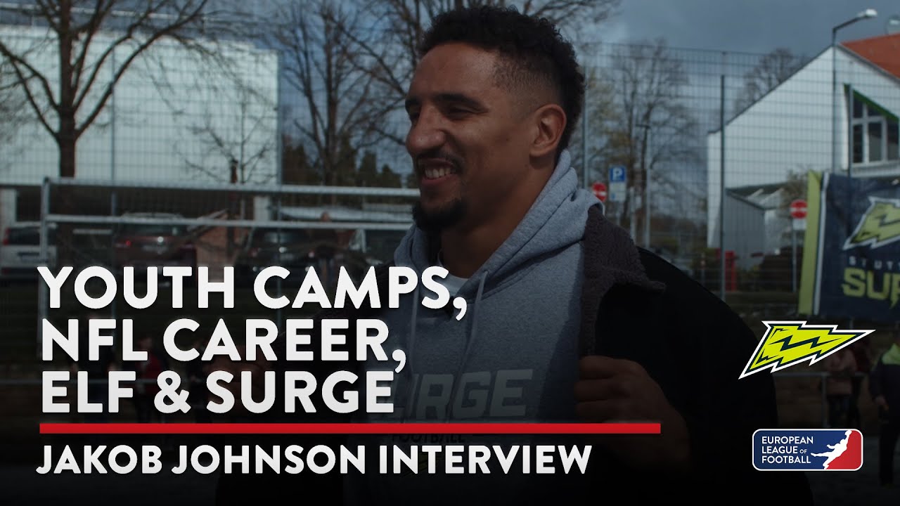 NFL Player @JakobJohnsonTV  about his NFL career, his youth camp, the Surge & the ELF's development