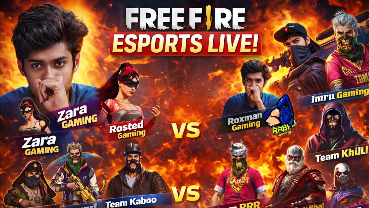 Free Fire Esports Live😍| Bangladesh Top Teams Battle | Zara vs RRR vs BD TOP1