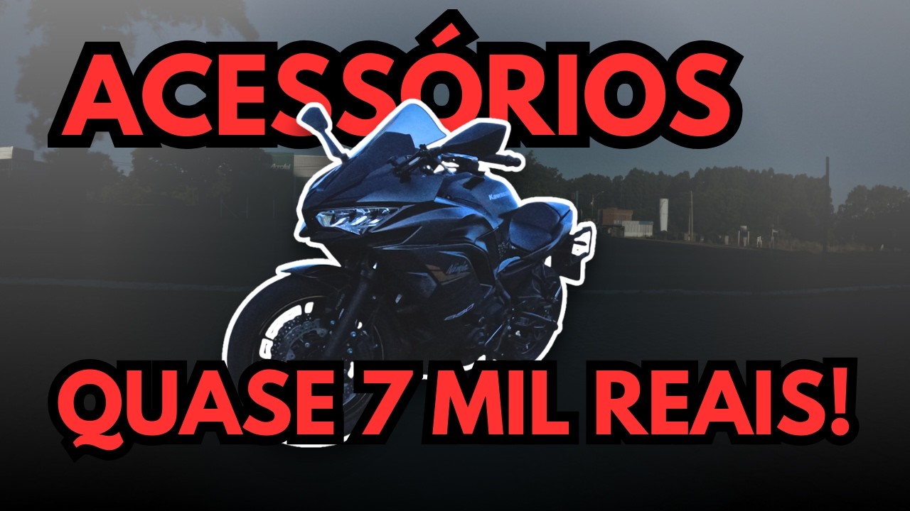 Todos os acessórios da minha moto  ∣ Ninja 650