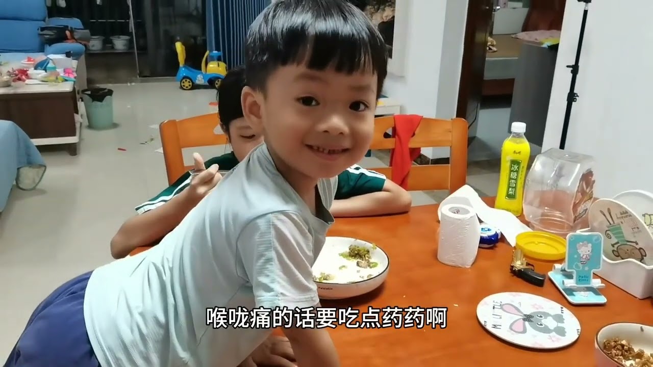 广东宝妈一带五，孩子们一个个生病，老四不想打屁股针，宝妈内疚！ #生活