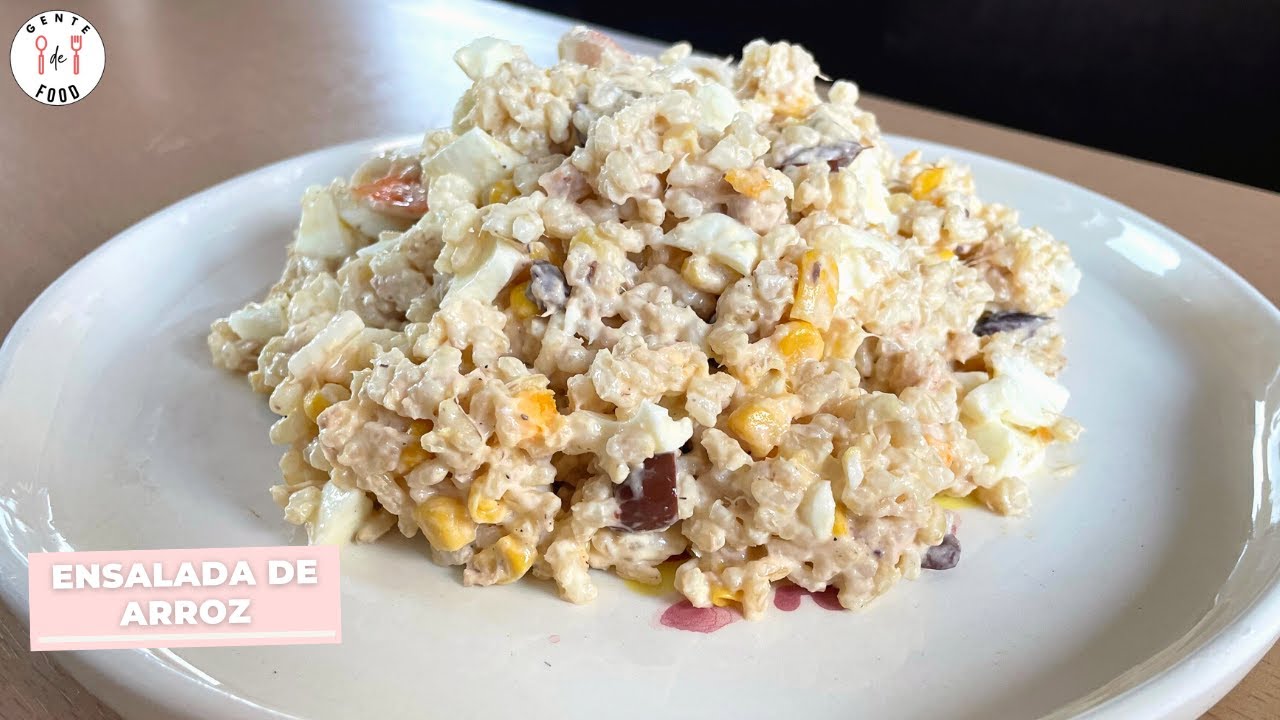 Ensalada de arroz | Receta f&aacute;cil y r&aacute;pida | Receta #154 | GENTE DE FOOD