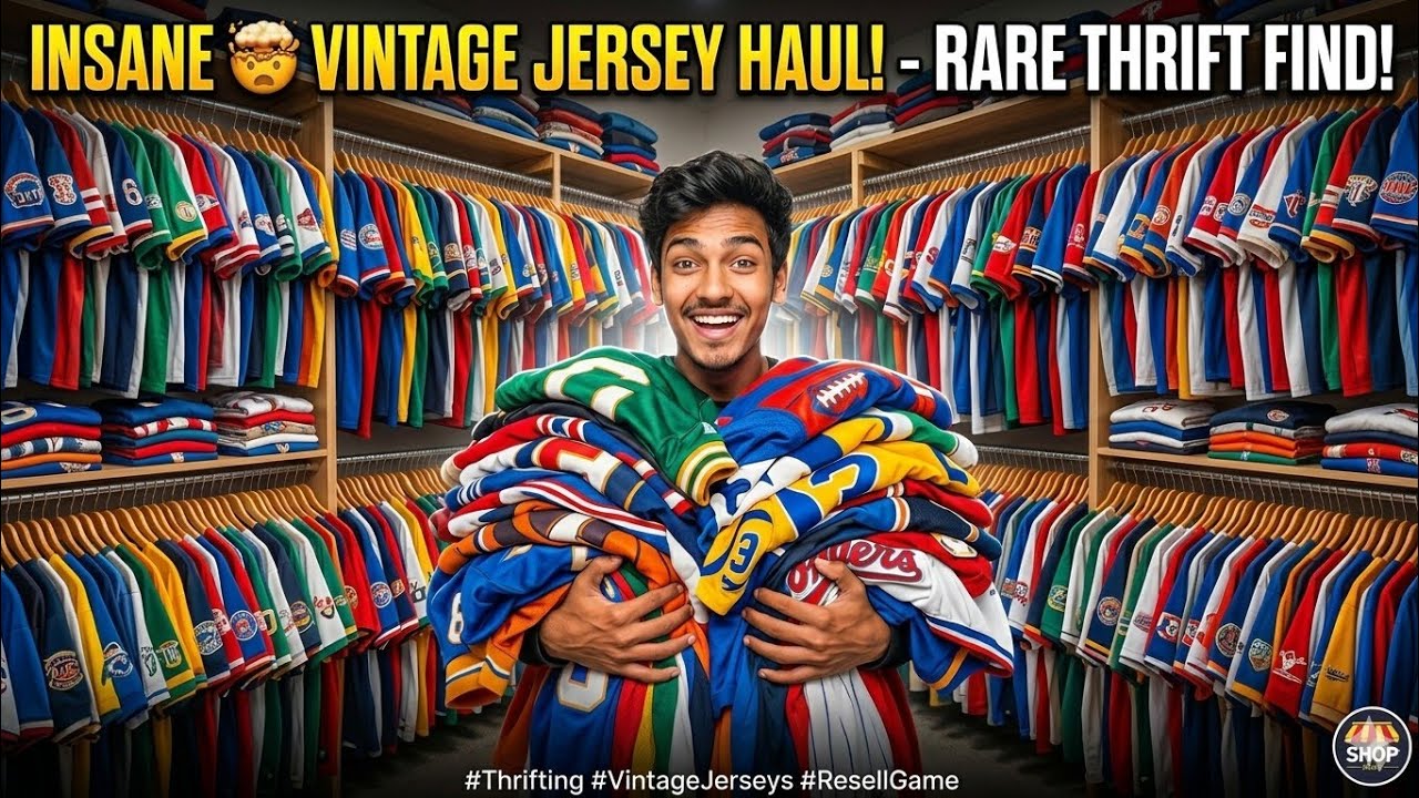 Aaj humare paas ayi kuch premium (JERSEY'S)♻️🤯 || ARIES ATTIC THRIFT 