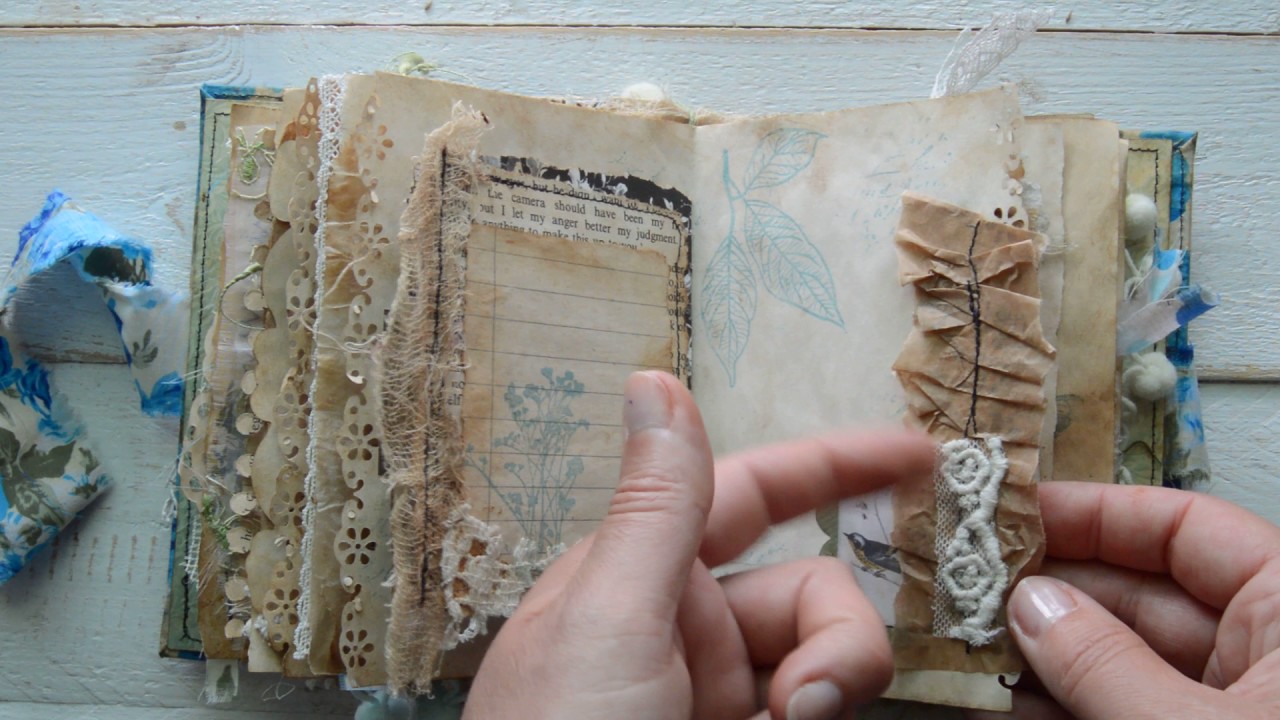 Nature themed junk journal.Custom order for Tina.