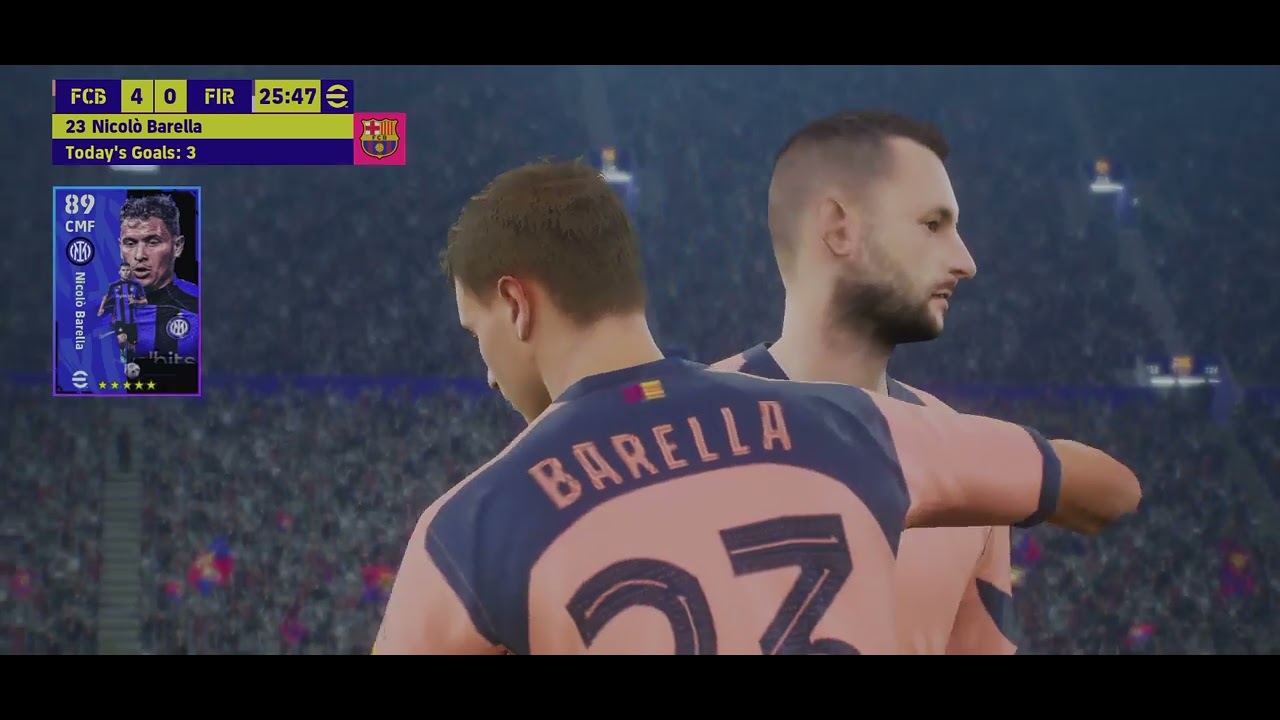 Konami efootball | Tour Event ~ Italian League Champions | @FCBarcelona  v/s @FiorentinaOfficial 