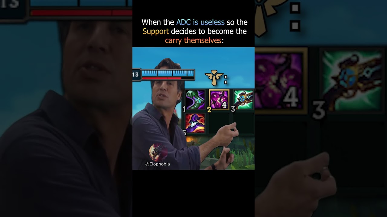 When The Support Becomes The Carry #leagueoflegendsmemes #gaming #leagueoflegends