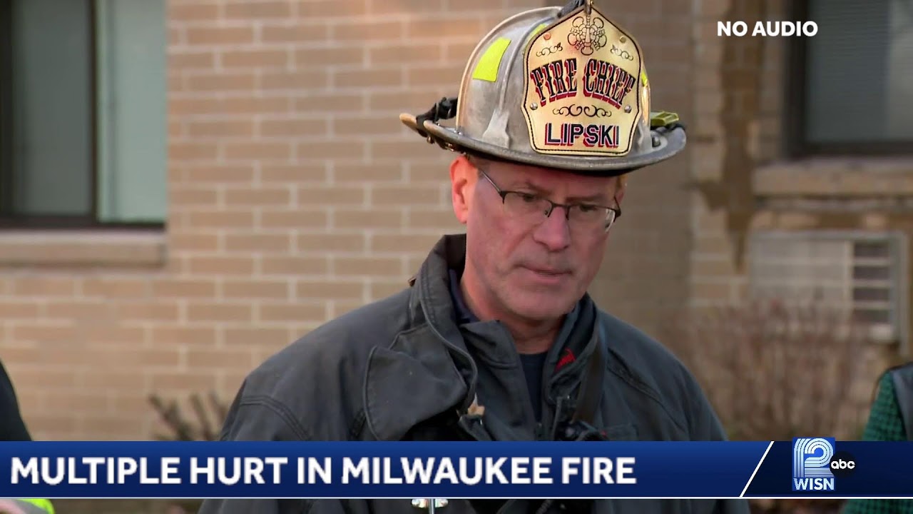 People were critically injured in an apartment complex fire near 22nd and Hampton in Milwaukee