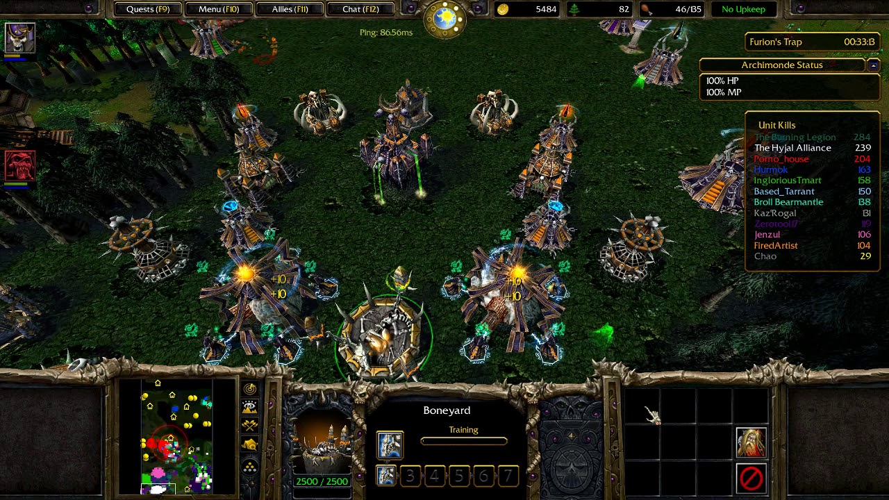 [WC3] Battle at hyjal summit - /w Zerotool and Inglourious