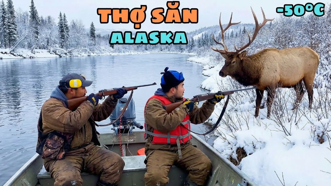 Sinh Tồn ALASKA - Hai Anh Em Săn Nai Sừng Tấm & Cá Hồi Để Gia Đình Được Ăn No