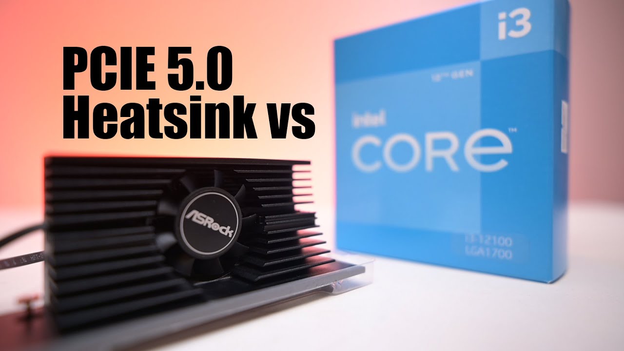 PCIE 5.0 M.2 SSD Heatsink vs CPU!