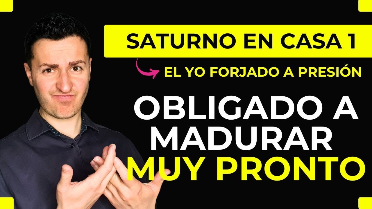 🪐 Saturno en Casa 1: La Dureza Contigo Mismo