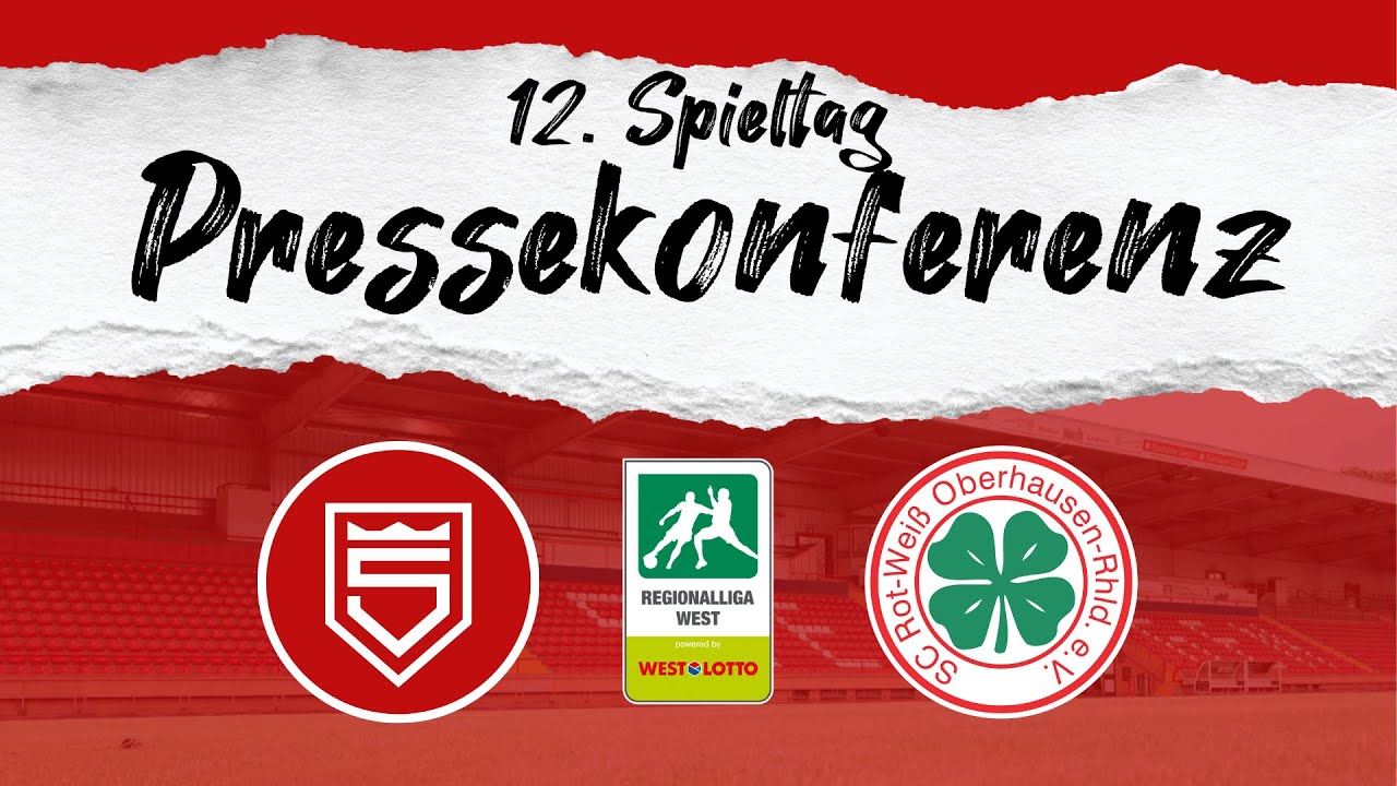 Pressekonferenz Sportfreunde Siegen vs. Rot Wei&szlig; Oberhausen | 12. Spieltag Regionalliga West 25/26