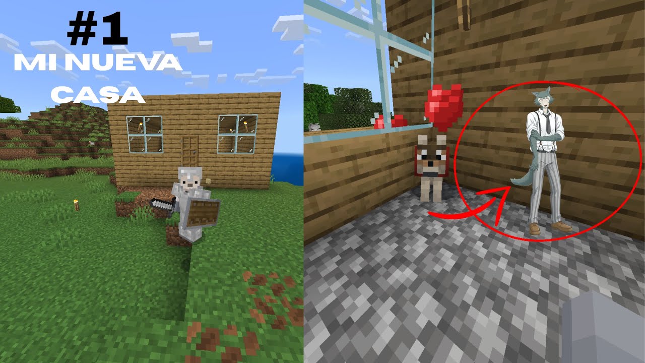 MI PRIMERA CASA EN MINECRAFT - LegoWorld #1