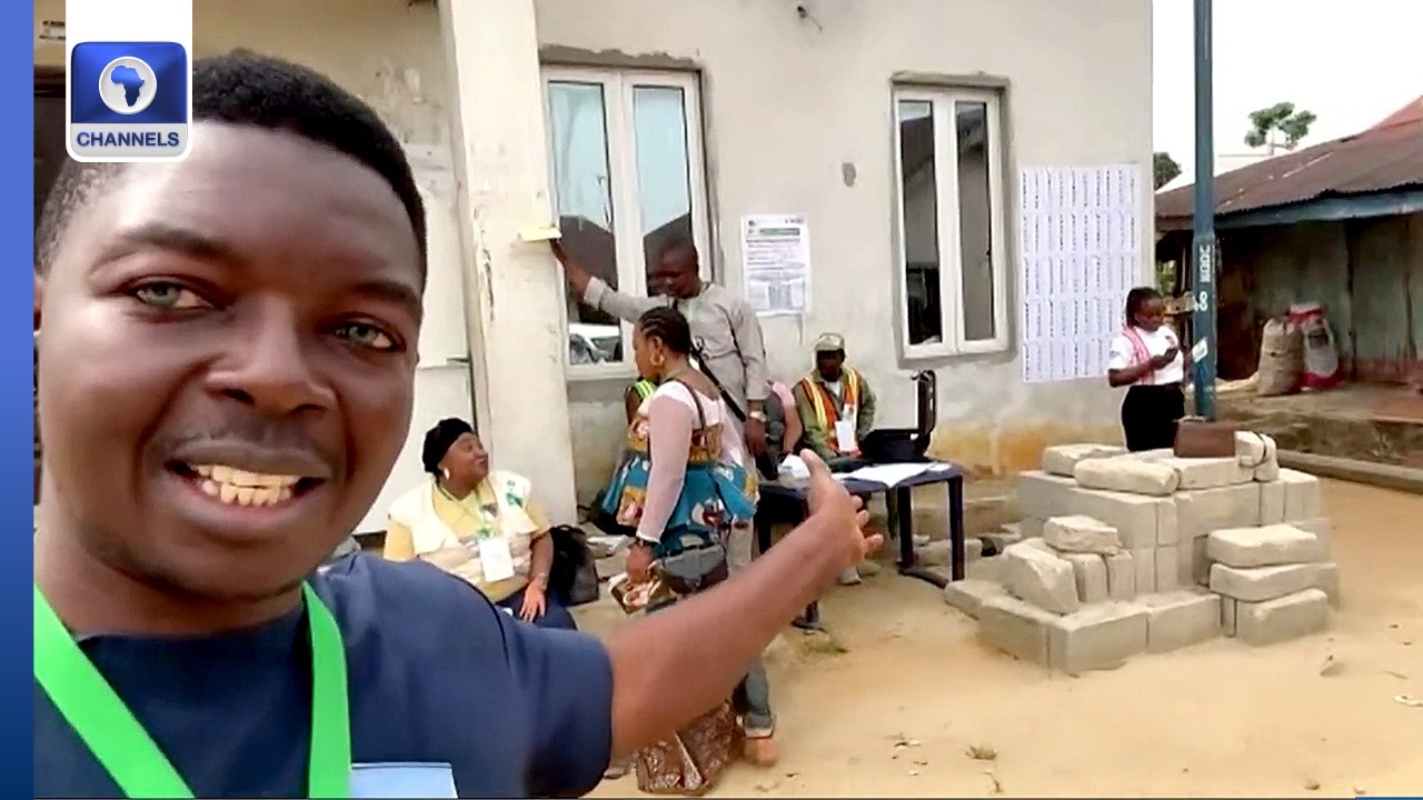 Rivers Bye-Election: No Tables, Chairs For INEC Officials In Some Areas - Channels TV's Opurum