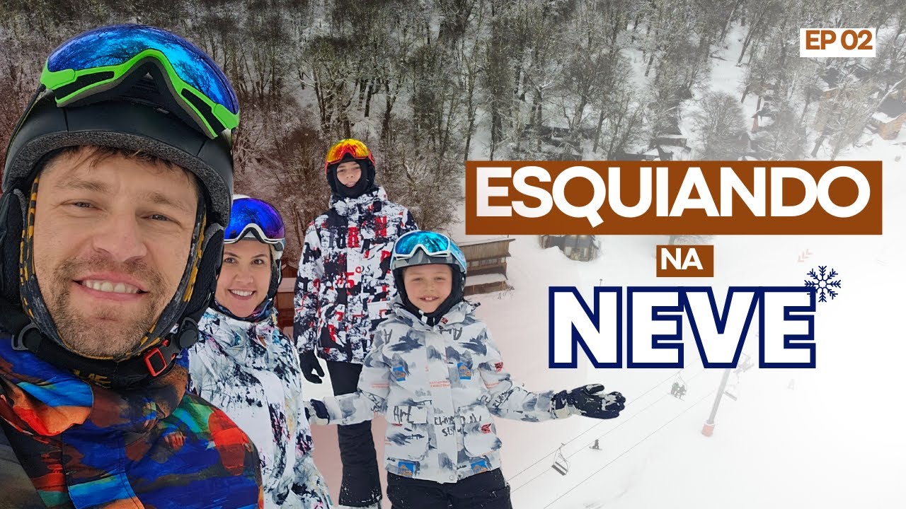 ESQUIANDO NA NEVE COM A FAMÍLIA | Las pendientes - Chapelco | EP02 | FAMÍLIA POGGERE