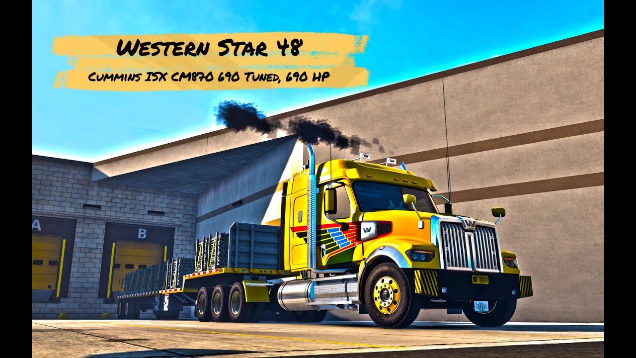 American Truck Simulator | Scaffolding | Western Star 48 | Iowa DLC | #ats #truck