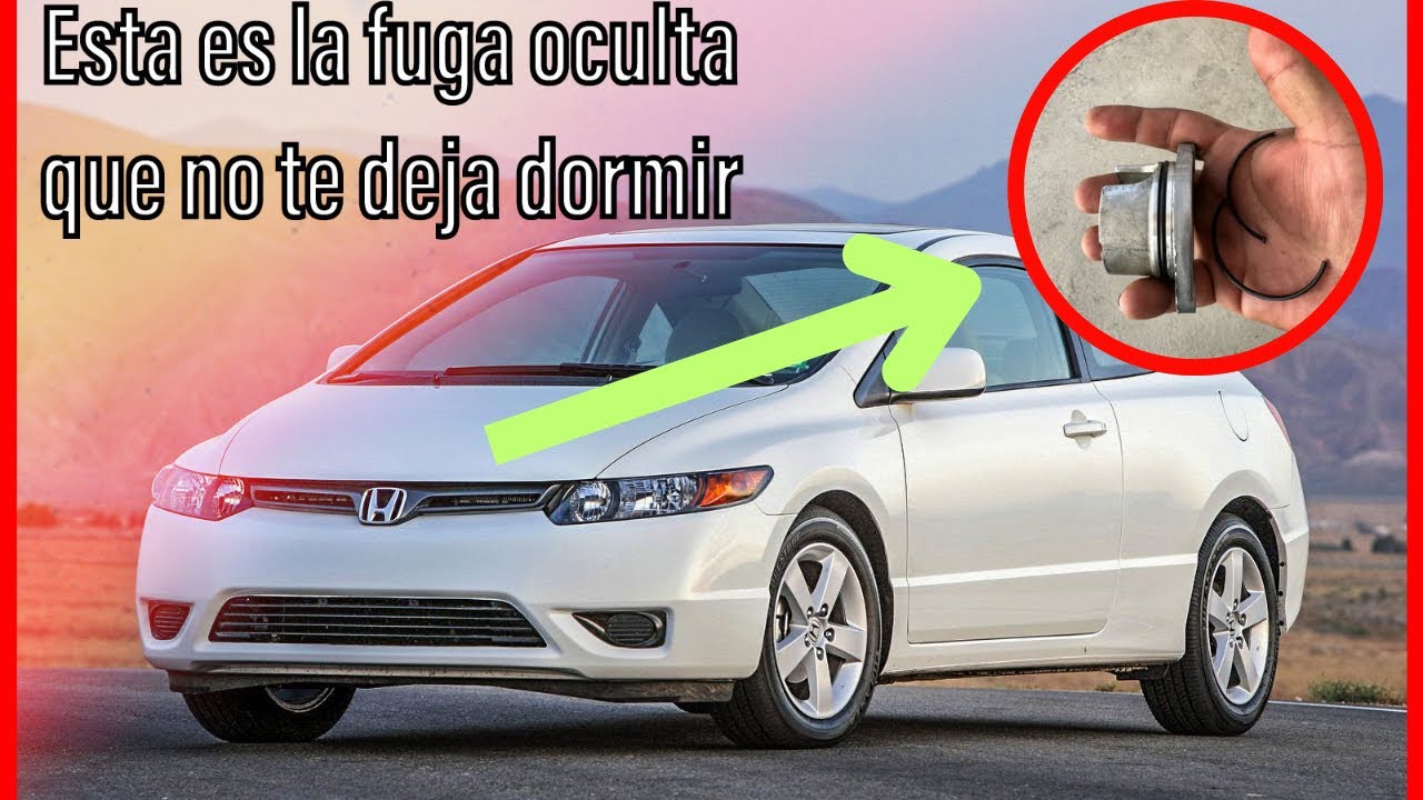 Resolver fuga de aceite OCULTA de un honda civic 2006-2011 con $10 pesos
