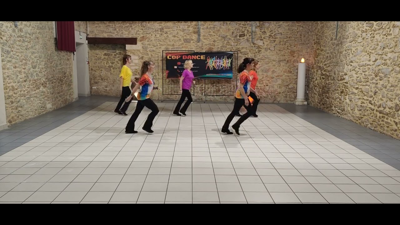 DANCIN' ON MY HEARTBEAT Line Dance (DEMO & TEACH)