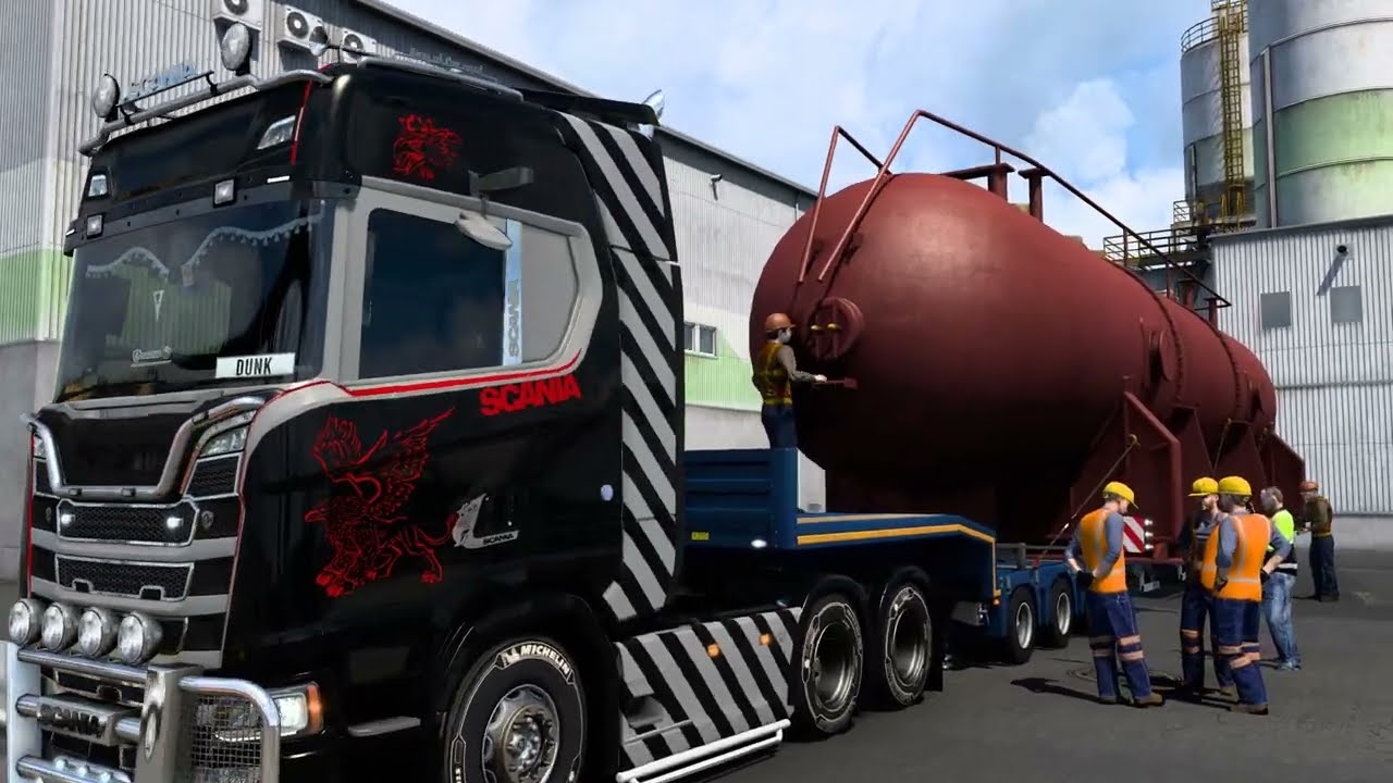 Euro Truck Simulator 2 [ETS2 1.47] 70T Heat Exchanger [Pleven (BG) - Sofia (BG) 99 miles