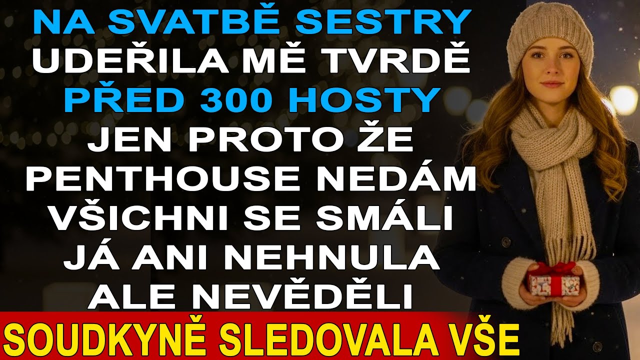 Sestra mě zfackovala na své luxusní svatbě kvůli penthousu. Soudkyně vše viděla.