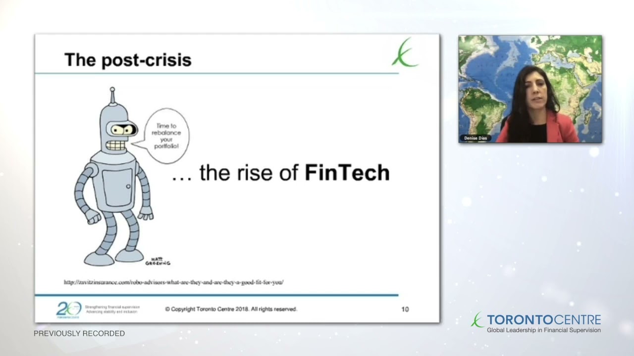 Webinar - FinTech, RegTech and SupTech:  What They Mean for Financial Supervision