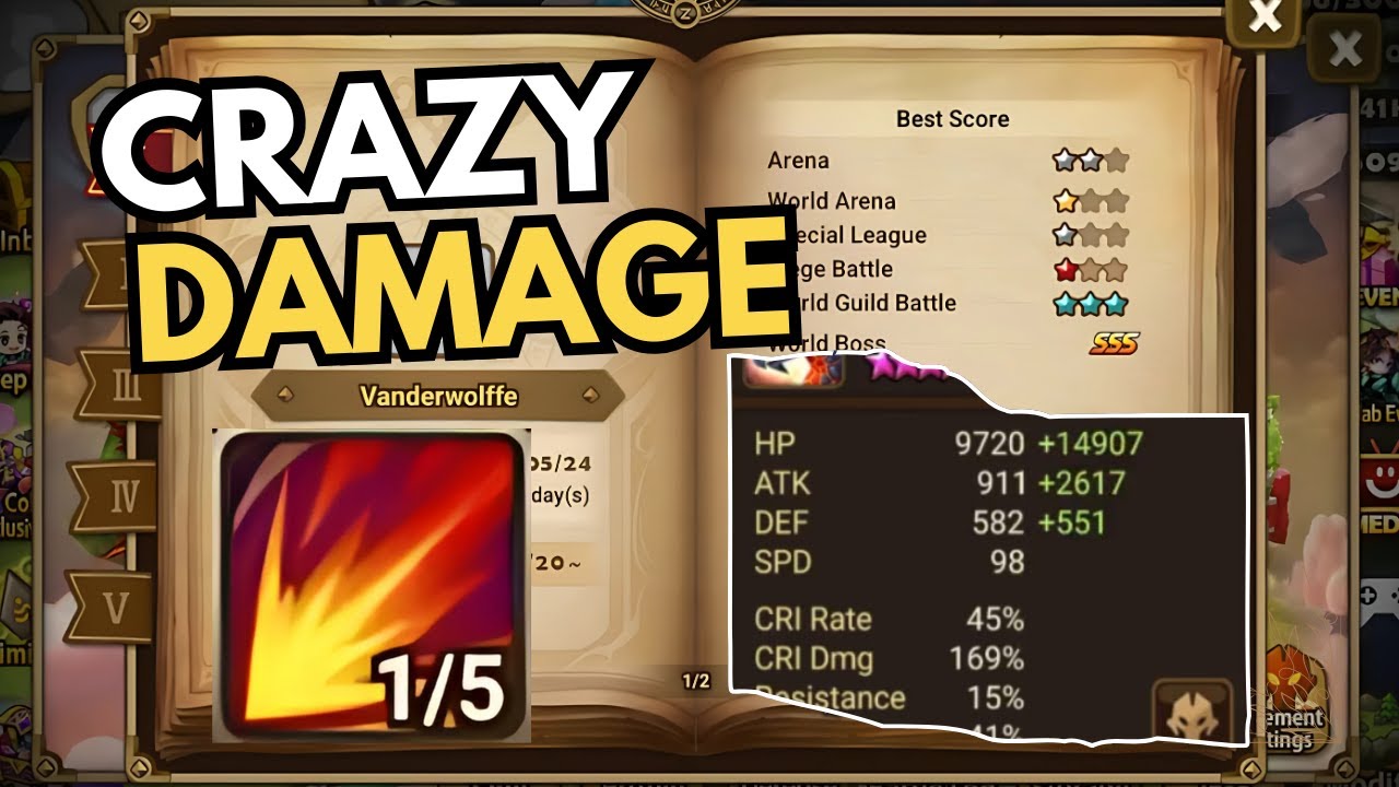 This Unit Actually Better than Christina in a 2nd Turn Team![Vanderwolffe Arena] -  Summoners War