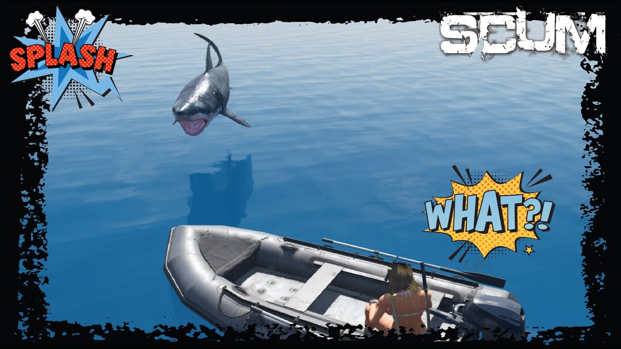 EXPLORING 0.5 SCUM [Silver Fox Island server EVENT] Boats, Fishing, Diving, Sharks & NEW Locations!