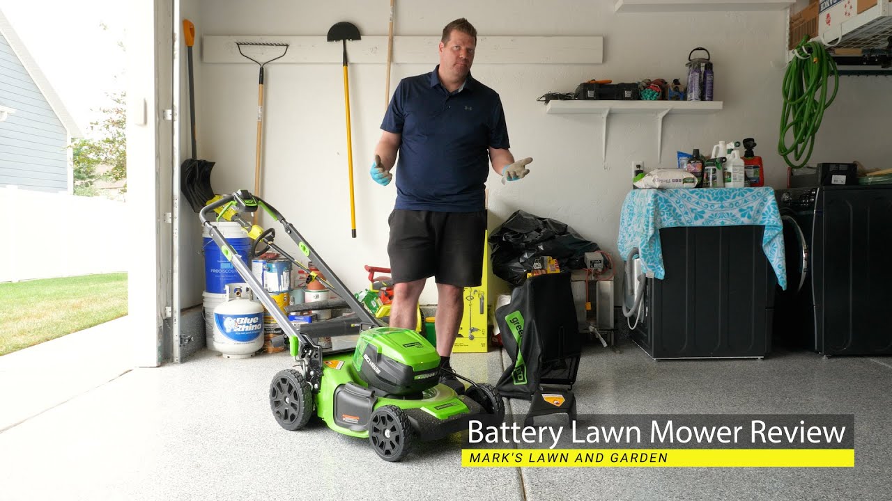 Battery Lawn Mower Review - Greenworks Pro Lawn Mower Review | Electric Mower made by Greenworks