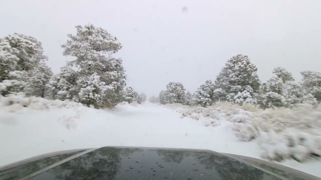 Escaping from Saline Valley After Huge Storm