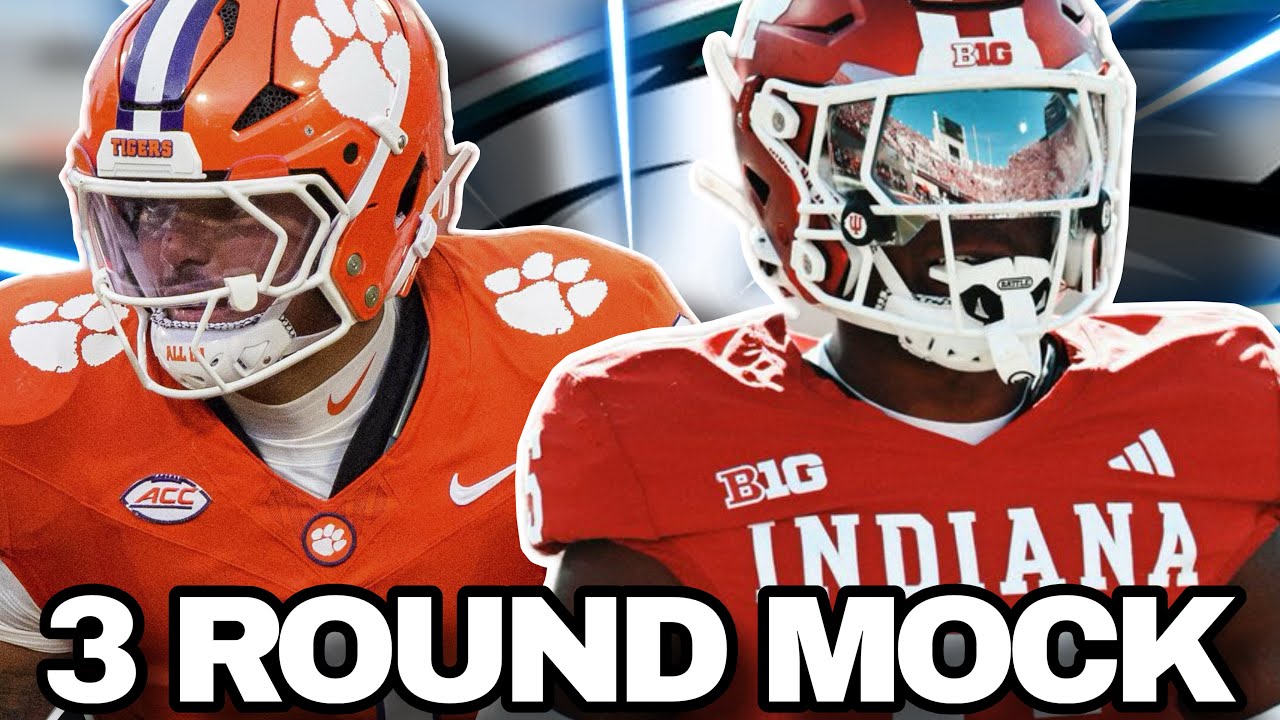 A NEW CB2?? My Three Round Philadelphia Eagles 2026 NFL Mock Draft! (1.0)
