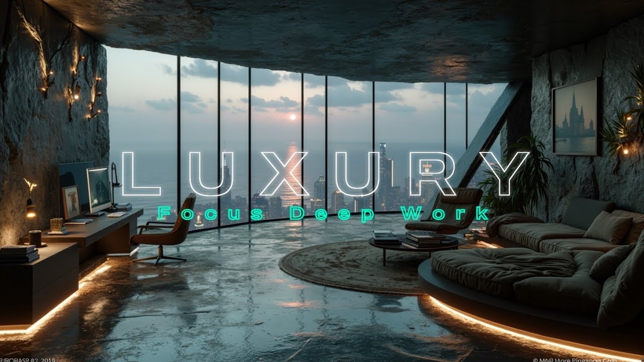 Luxury Productivity Environment ~ Deep Work Soundscape for Peak Concentration
