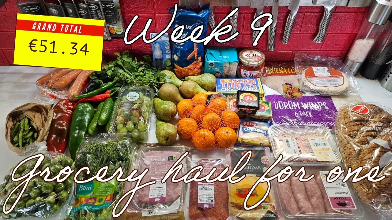 Weekly single person grocery haul  | Week 9 2026