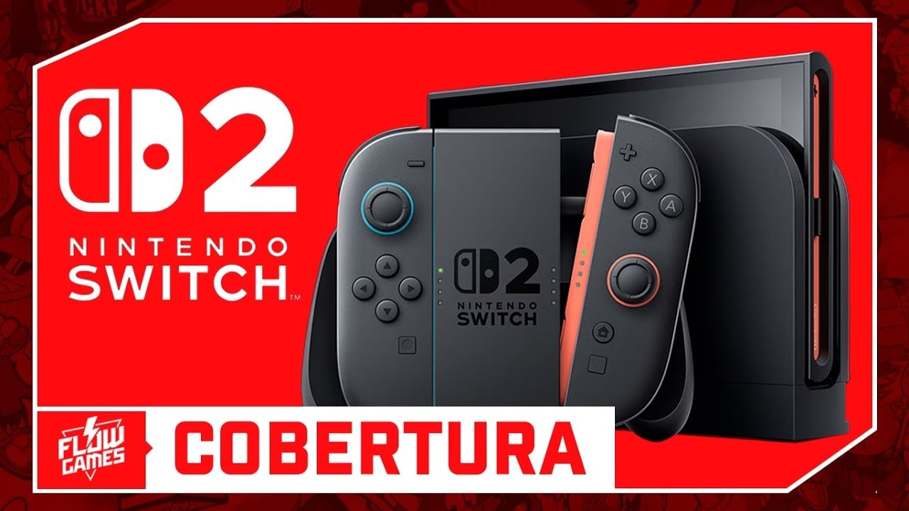 NINTENDO SWITCH 2, COBERTURA do GRANDE LANÇAMENTO - #FGN #flowgames