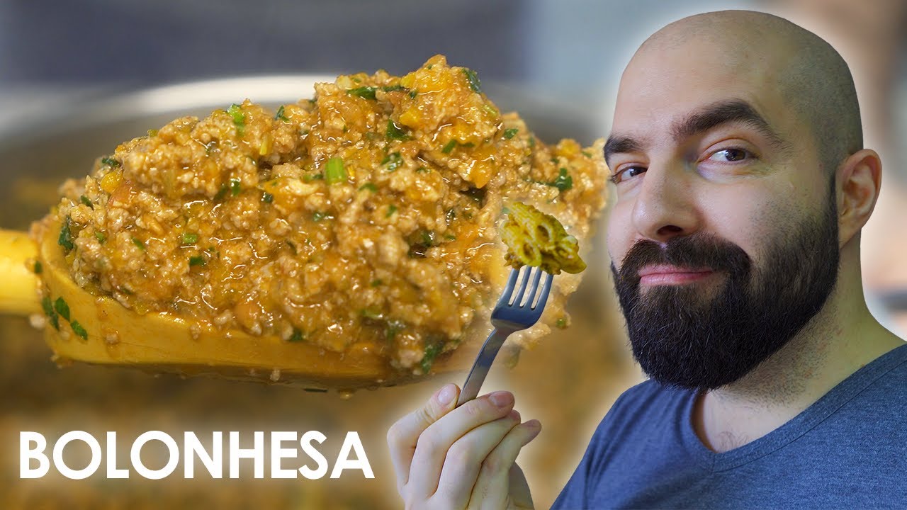 Chefe Jamon: Como fazer uma Bolonhesa do camandro!
