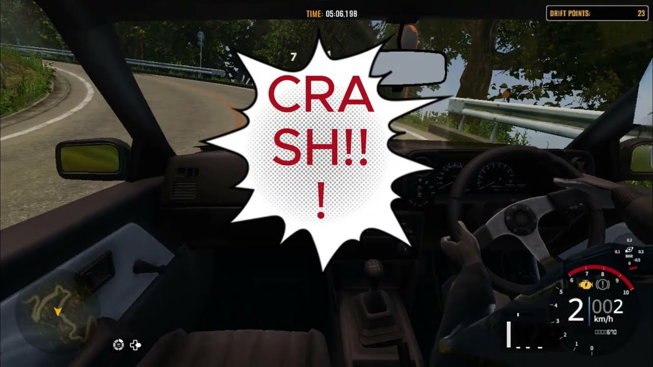 Tsubaki Line Practice 1 AE86 Turbo Tuned BLIND CORNER