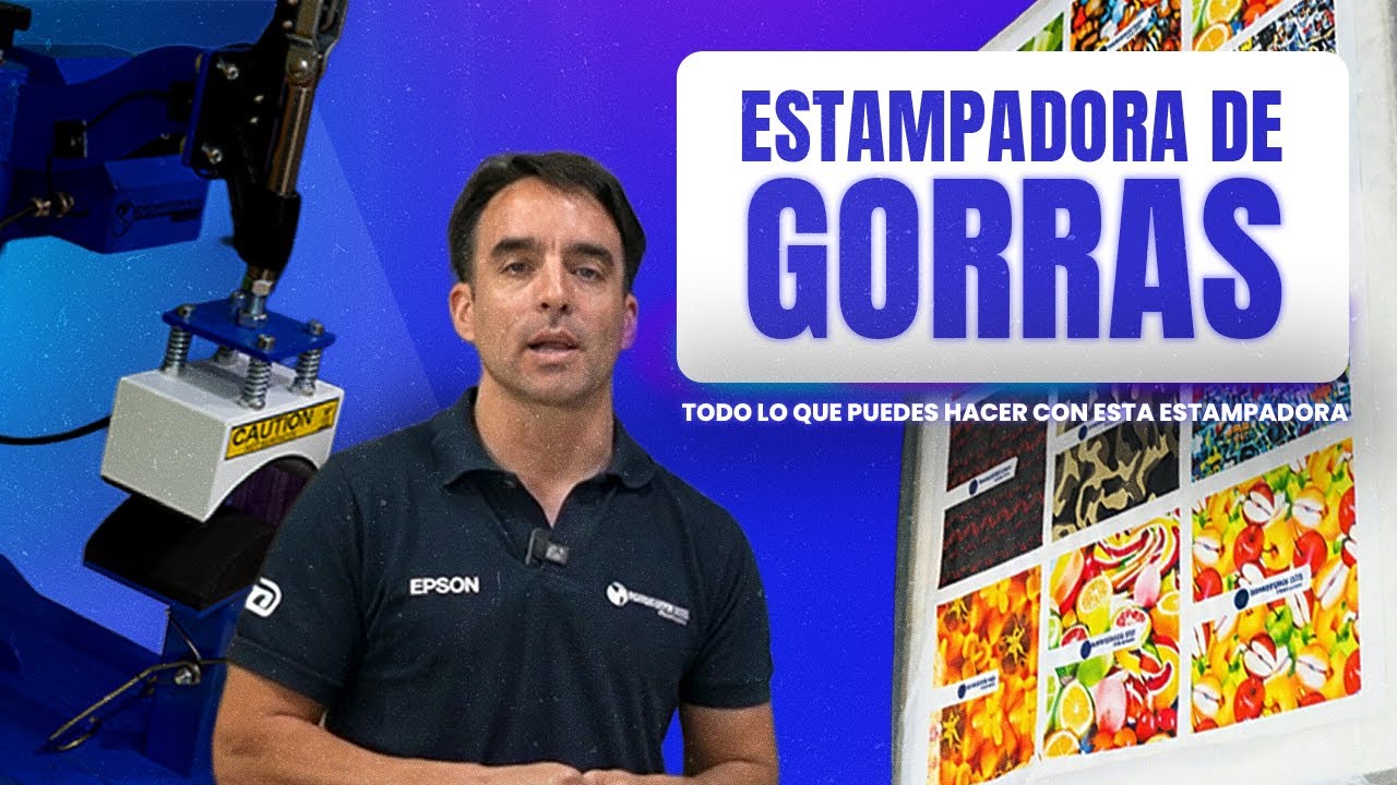 ¿Vinilo o Sublimación en Gorras? Conocé la máquina que lo hace TODO