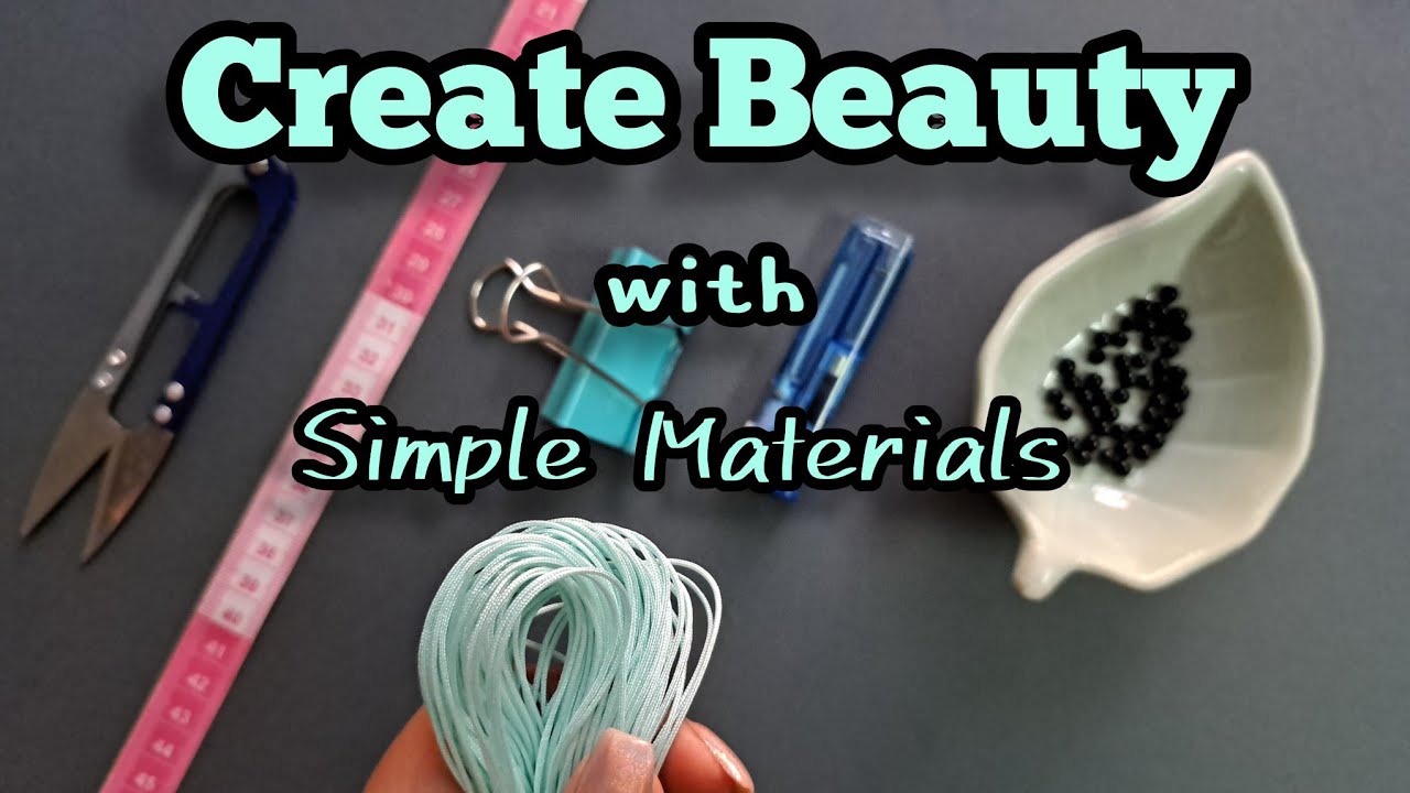 ✨ DIY Macrame Bracelet | Beads & Knots Elegance