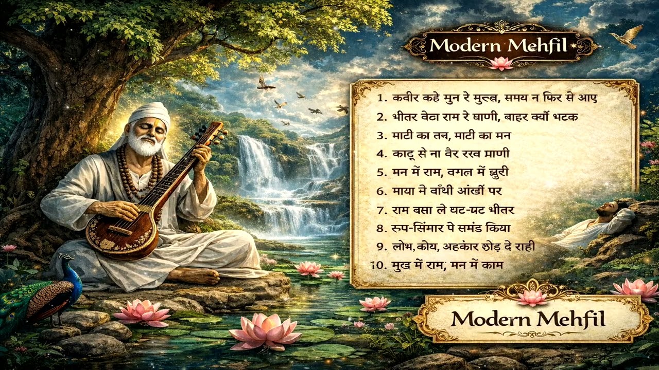 कबीर वाणी अमृत | 10 चेतावनी भजन | Modern Mehfil Kabir Bhajan Mashup | Nirgun Satsang 2026
