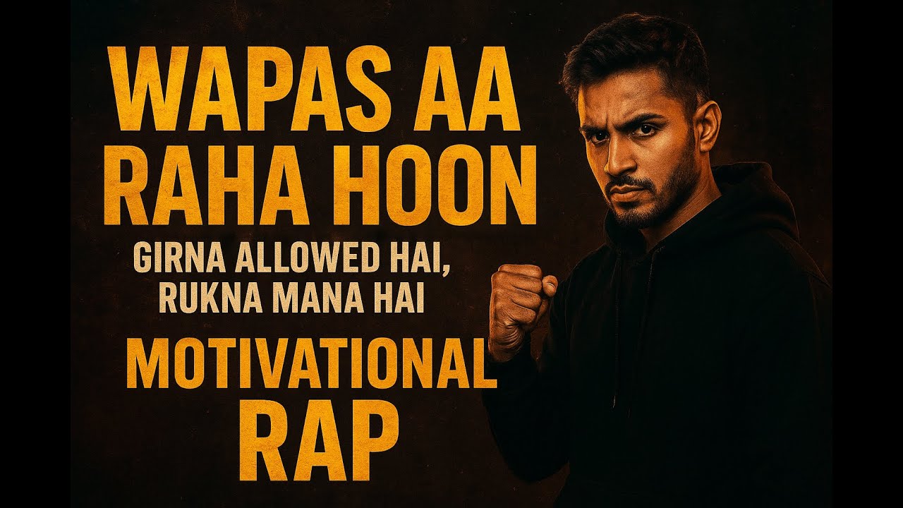 Wapas Aa Raha Hoon | Hindi Motivational Rap | Comeback Anthem| Dreamdroppers #rap #hindirap #