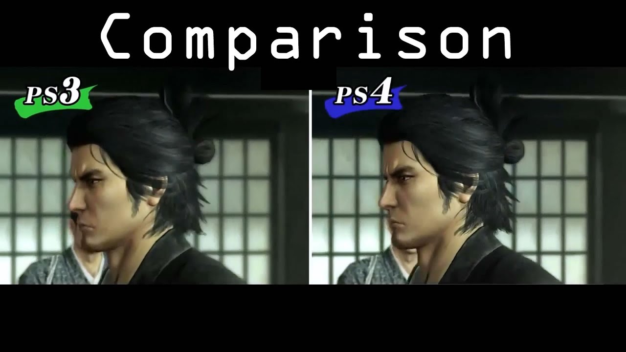 Yakuza Ishin - PS3 vs PS4 (Comparison)