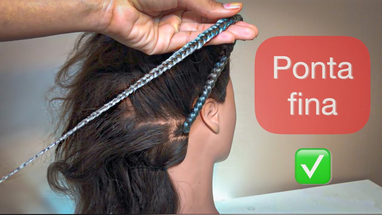 COMO FINALIZAR AS PONTAS FINAS DAS TRANÇAS BOX BRAIDS✨