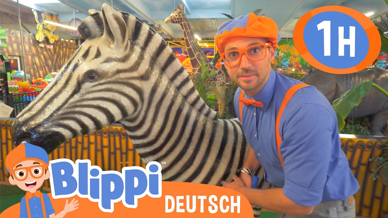 Blippi erkundet Dschungeltiere🦓 Blippi Deutsch | Abenteuer und Videos für Kinder