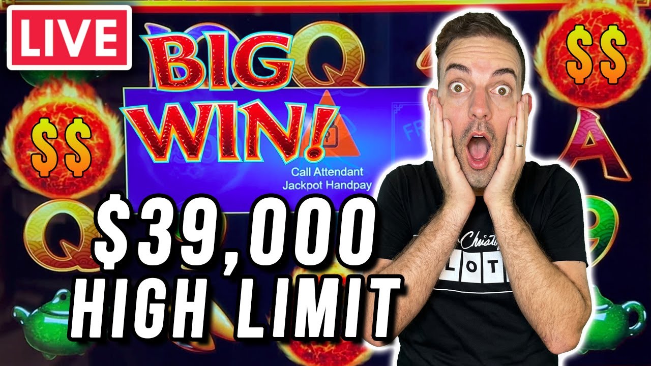 🔴 EPIC $39,000 HIGH LIMIT 🙌  $5,000 in Spins or JACKPOT!