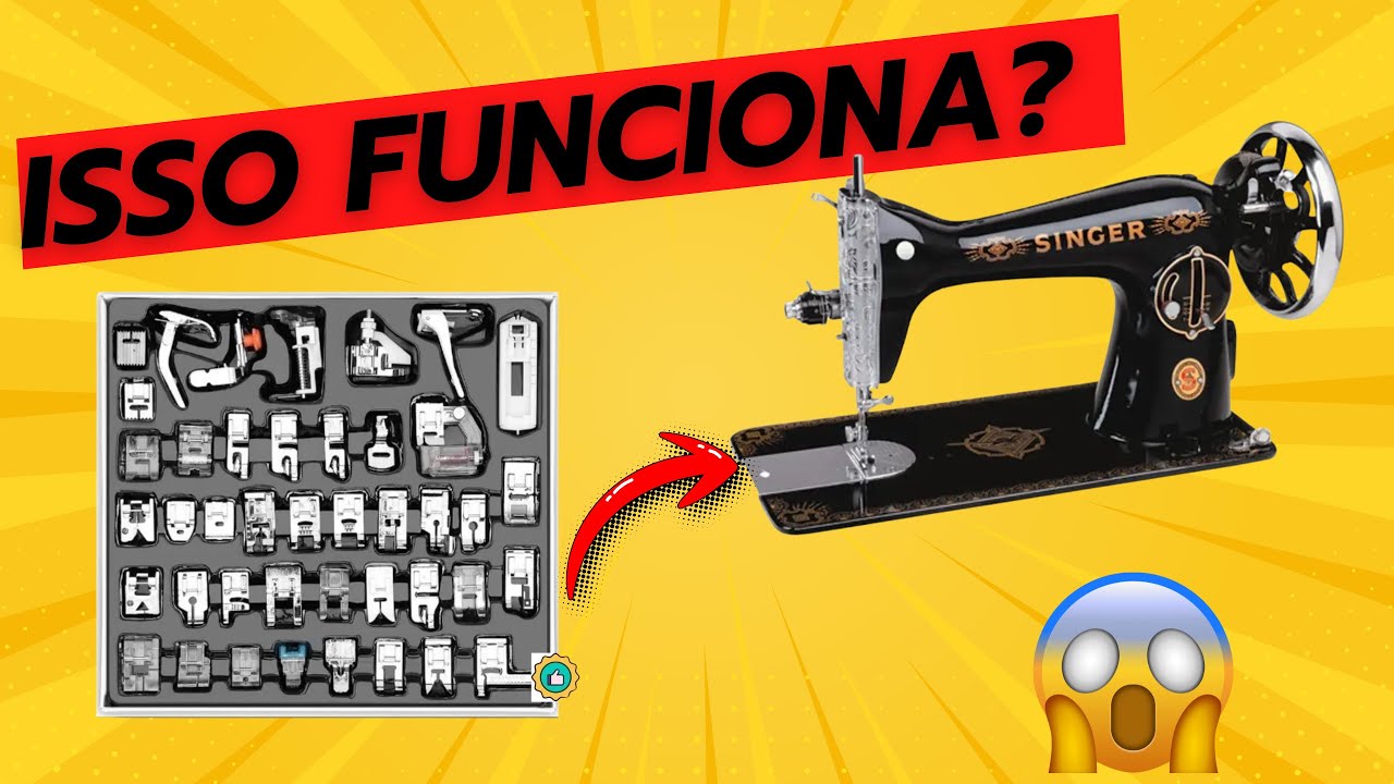 Pretinha Singer Pode Usar Pezinho de Eletrônica? Teste Real