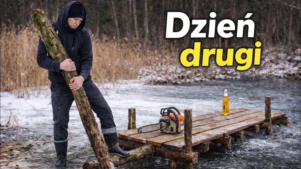 budowa pomostu dzień drugi 😁 