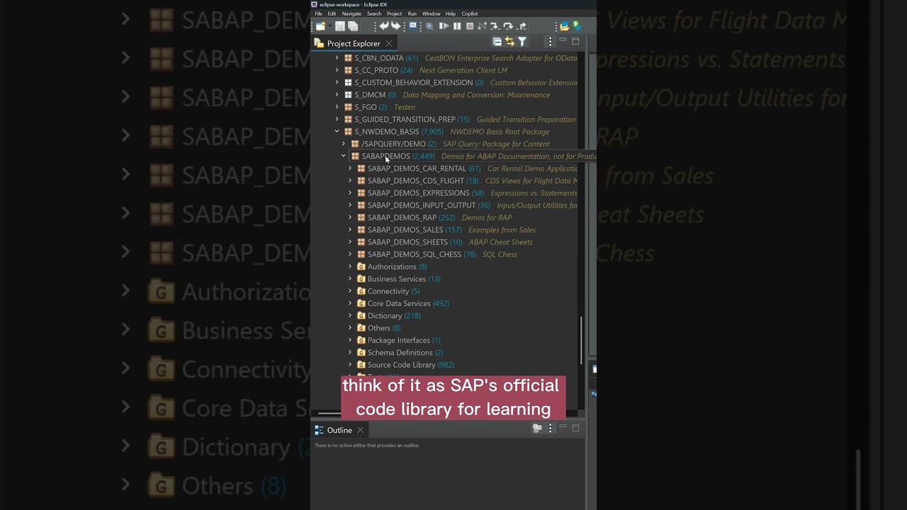 SAP ABAP Level Up: SABAPDEMOS package! 🚀 #sap #programming #tip