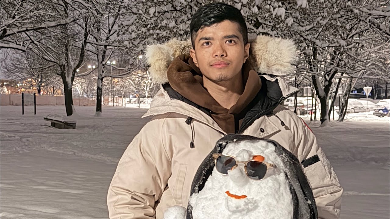 First time snow in Slovenia ❄️ 🥶||kta haru sanga ramailo vyo #ep2 